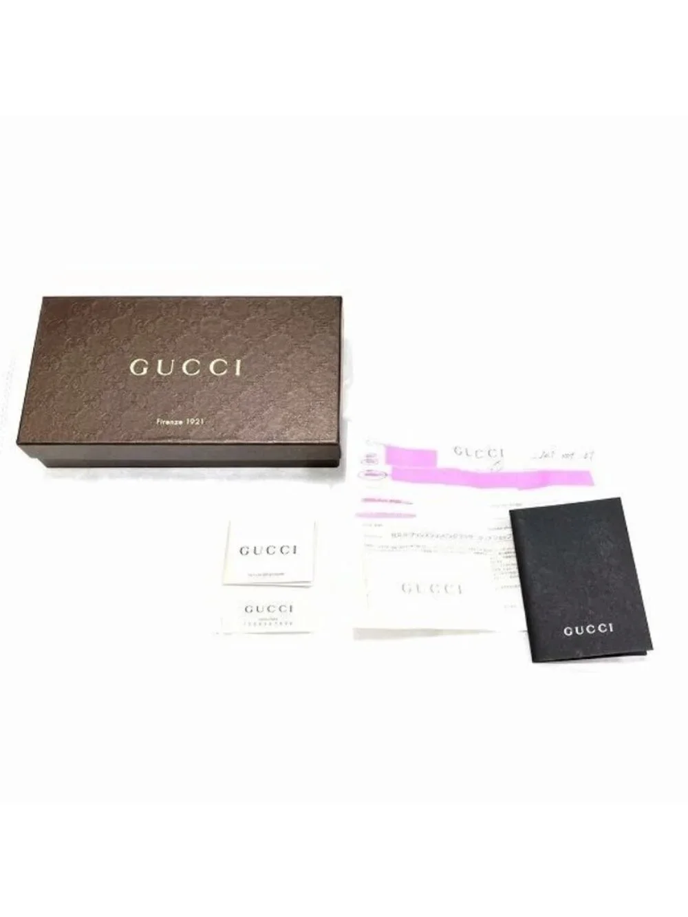 Gucci Micro Guccissima Pink Pearl Enamel Wallet - Picture 5 of 9